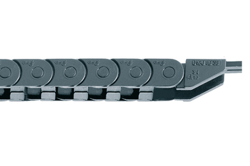 easy chain® série Z045, chaîne porte-câbles, remplissage dans le rayon interne