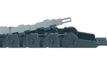 Zipper série R15, gaine porte-câbles, ouverture dans le rayon externe