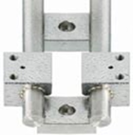 Stainless steel guide V4A - double