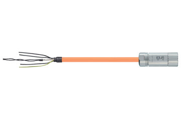 readycable® servo cable similar to Allen Bradley 2090-CPBM4DF-14AFxx, base cable PVC 15 x d