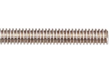 drylin® lead screw, ACME, right-handed thread, 1.4301 (304) stainless steel