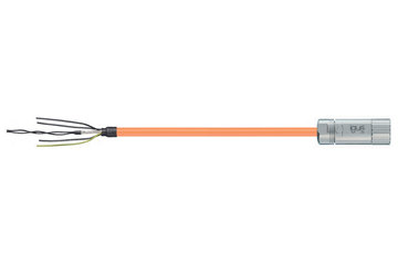 readycable® servo cable similar to Allen Bradley 2090-CPBM4DF-16AFxx, base cable PVC 7.5 x d