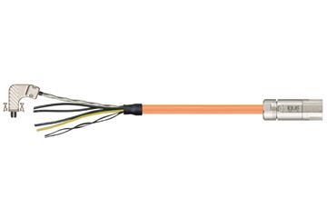 readycable® servo cable suitable for Allen Bradley 2090-CSBM1DE-14AF, base cable PVC 10 x d