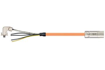 readycable® servo cable suitable for Allen Bradley 2090-CSWM1DE-14AF, base cable PUR 10 x d