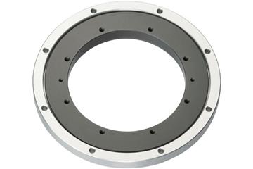 iglidur® slewing ring, PRT-04 standard with spacing mounting ring, aluminium housing, sliding elements made of iglidur® J
