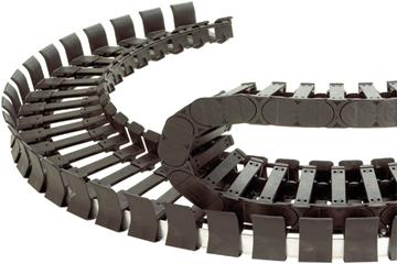twisterchain® Series 3808, energy chain, openable along the inner and outer radius