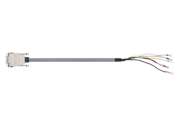 readycable® encoder cable similar to Festo KES-MC-1-SUB-9-xxx, base cable PUR 10 x d