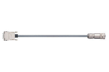 readycable® encoder cable similar to Festo NEBM-M12G8-E-xxx-S1G9, base cable PUR 7.5 x d
