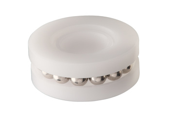 xiros® axial ball bearings, single row, xirodur B180, stainless steel balls, mm