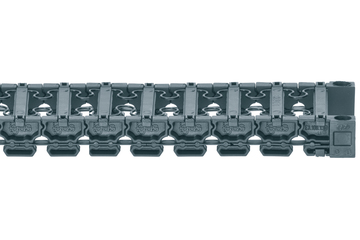 Series E3.10, three-part energy chain, quiet, low vibration, suitable for cleanrooms