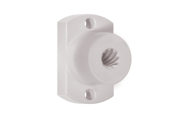 dryspin® flange lead screw nut with flat, high helix thread, A180FLM