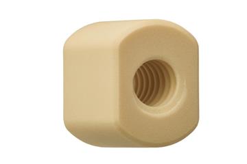 drylin® trapezoidal lead screw nut with flats, J350SRM