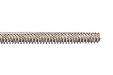 drylin® lead screw, dryspin® high helix thread, right-hand thread, 1.4301 (304) stainless steel