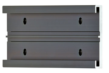 drylin® N guide rail, size 80, black for anti-reflection