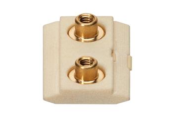 Patin à guidage prismatique drylin® N taille 27 élément de glissement en iglide® J avec précontrainte