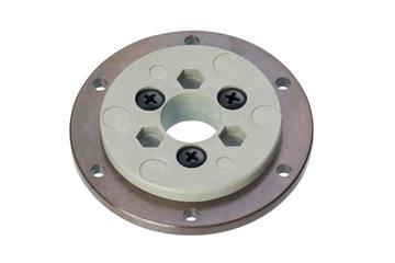 iglide® slewing ring, PRT-02, outer ring made from iguton G plastic, inner ring made from iglide® J4, plastic screws