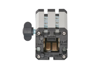 Chariot linéaire drylin® Q, réglable, dispositif de blocage manuel