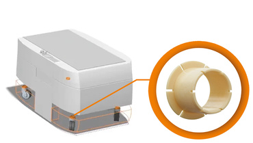 Paliers lisses dans un VGA