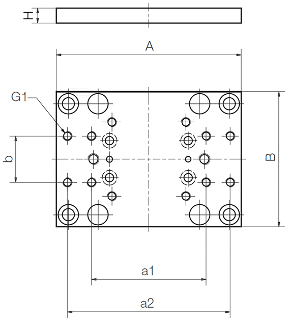 Kit adaptateur pour structure à portique, plan