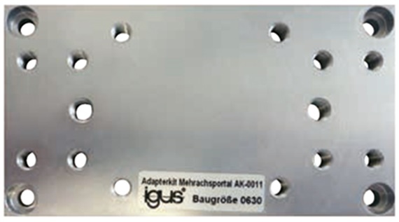 Kit adaptateur pour structure à portique