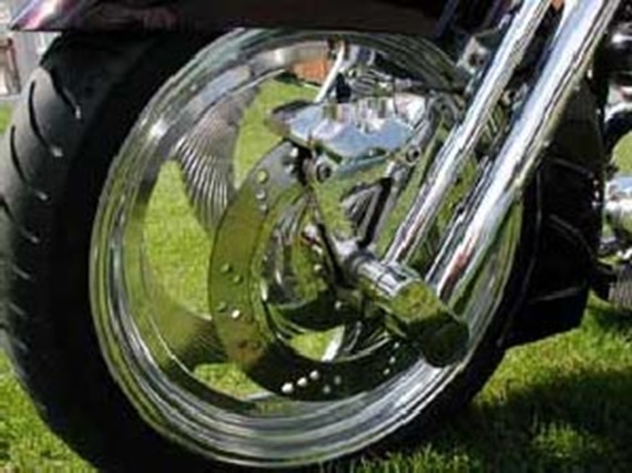 Fourche avant de moto