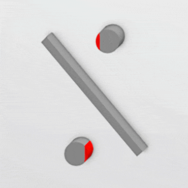 Double butée finale carrée