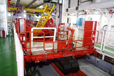 Tour MPT sur un navire