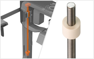 dryspin dans le réglage en hauteur
