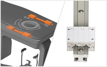 drylin pour les réglages linéaires