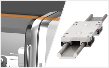 drylin W hybride pour le guidage des portes