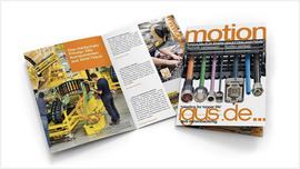 Magazine sur les chaînes porte-câbles