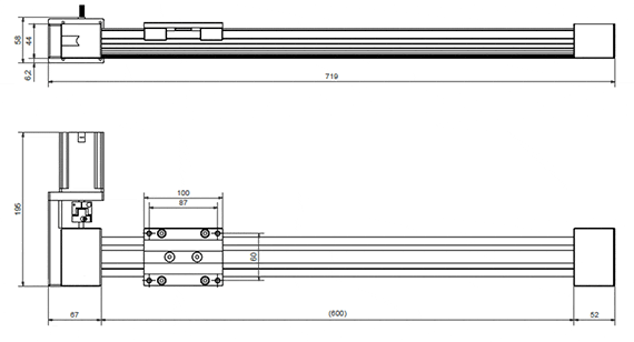 Unité linéaire à moteur