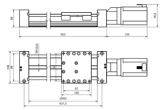 Unité linéaire à moteur