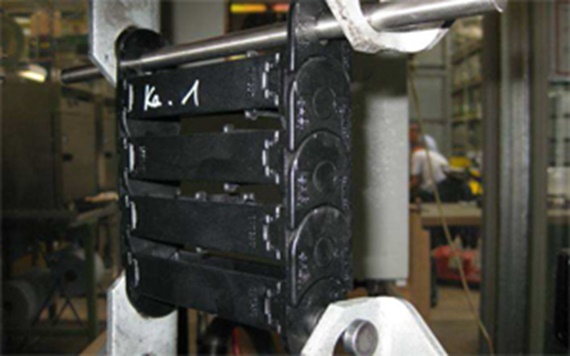 Montage du test dans le laboratoire igus®