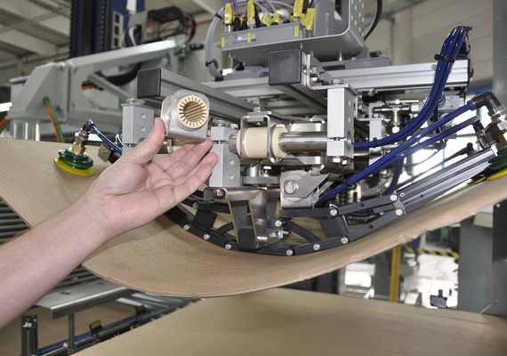 Douilles linéaires dans des systèmes de préhension pour la palettisation