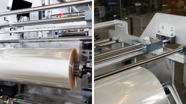 Positionnement du rouleau de film