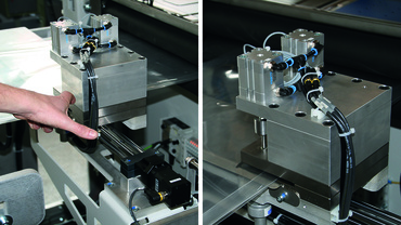 Changement de format ensacheuse