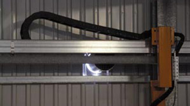 Energy chain in a crane