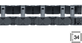 Chaîne porte-câbles H4Q.34