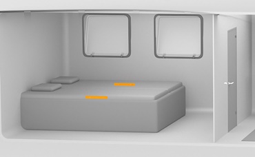 drylin® N flat guides in beds