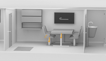 e-chains® in chairs and tables