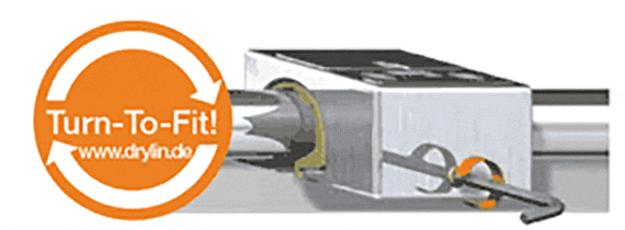 En option : patin à fonction "turn-to-fit"