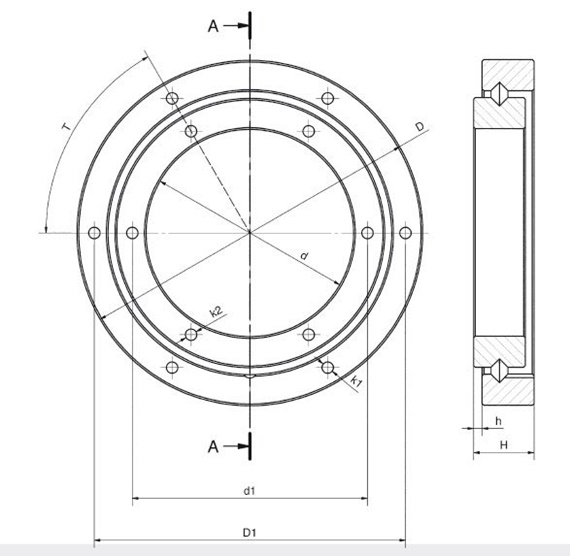 Slewing ring bearings