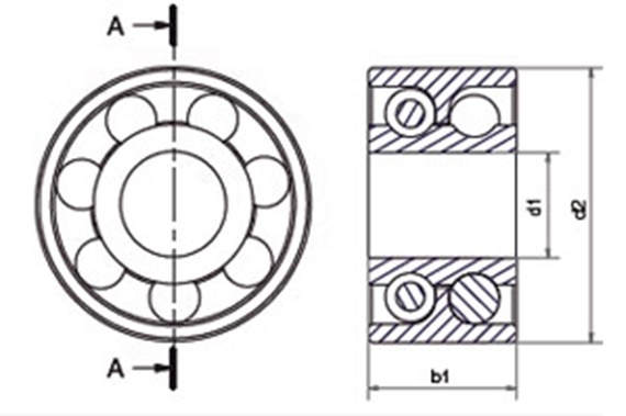 double row ball bearing