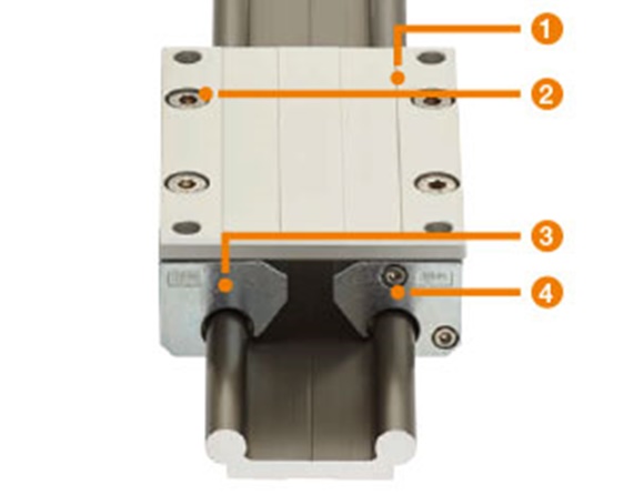 4 hybrid double roller bearings