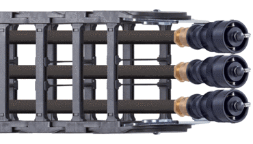 Systèmes de chaîne porte-câbles confectionnés