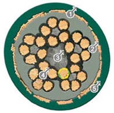 Câbles de commandes, version blindée