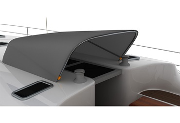 drylin® N low profile guides in dodgers and bimini tops