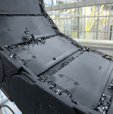 Test d'étanchéité de gaines porte-câbles igus®