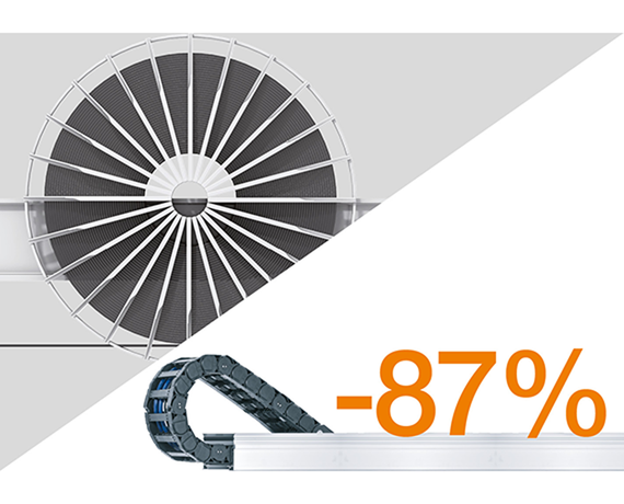 Charges supplémentaires sur les chaînes porte-câbles